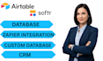 design and automate airtable CRM, database, interface