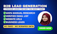provide verified b2b leads and email list building