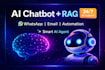 build ai chatbot rag system ai agent with whatsapp email and API integrations