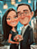 make couple portrait illustration