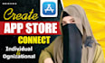 create apple app store connect developer account professionally