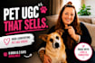 create pet ugc videos with real cats and dogs