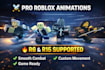 create smooth combat and movement roblox animations