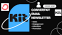 set up convertkit or kit email marketing for newsletters