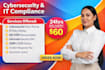 write IT and cybersecurity policy manual and iso 27001 compliance documents