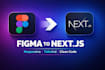 convert figma to next js responsive website with tailwind CSS