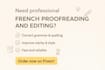 proofread and edit your french text professionally