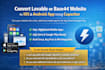 convert lovable or base44 website to ios and andriod app using capacitor