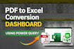 Convert pdf to excel using power query and create dashboard by Excel ...