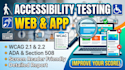 do full accessibility testing for your app or website