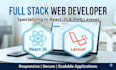 be your full stack web developer in react js and php laravel