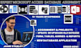 develop microsoft access database project and assignments