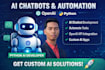 build ai apps, chatbots and automation using python openai