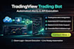 build tradingview trading bot with automated alerts and API execution
