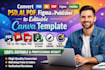 convert design files to fully editable canva template