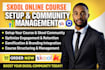 do skool community setup skool online course repair skool credit skool manager