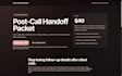turn rough client call notes into a clean handoff packet