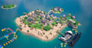 do low poly 3d model roblox map 3d game scene 3d environment design in blender