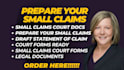 write a complete small claims lawsuit filing package