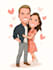 make couple portrait illustration