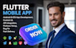 develop flutter mobile app android ios custom ui api firebase expert, bug fix