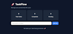 build ai saas web app, dashboard or task management system