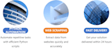 write python scripts for automation, web scraping, and data tasks