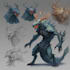 create unique creature monster design and character design