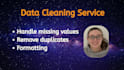 do data cleaning and formatting