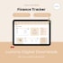 create an aesthetic finance tracker for expenses, saving bills and subscriptions