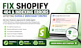 fix shopify 404 and indexing errors affecting google merchant center