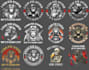 do vintage custom monkey mechanic and gorilla logo