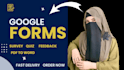 create survey form and google form