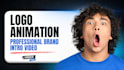 do 2d logo animation and youtube intro outro video