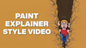make paint explainer style video