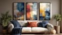 make mid century modern digital wall art for you