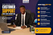 be your professional customer support and live chat agent