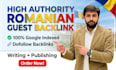 provide high da romanian guest post backlinks, guest posting