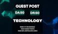 publish a technology guest post with tech backlinks