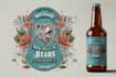 create vintage illustration for label or logo design