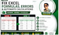 fix excel formulas, errors and automate calculations