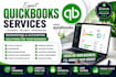 bank reconcilation set up, bookkeeping, qbo clean up setup