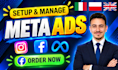 create and manage high converting meta ads campaigns for lead generation