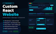 build a responsive react website or landing page with SEO optimization