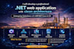 develop a professional dot net web application with clean architecture