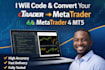 code your ctrader  script to metatrader4 mt5