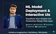 deploy your machine learning model as a live web app