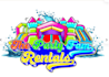 design original bounce house logo with free vector file