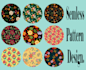 do seamless pattern design, textile pattern, fabric design