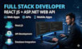 build full stack web application with react js and asp net web api